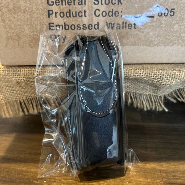 未使用品 多種多様 ホルダー付き小物ケース ブラック 黒