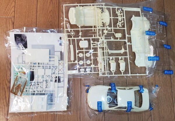 1/24 フジミ プラモデル日産 スカイライン GT-R【箱・説明書無し】+自販機