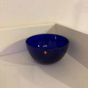 廃盤レア イッタラ ティーマ ガラスボウル コバルトブルー