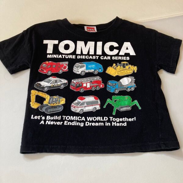 トミカ Tシャツ 90 黒 車