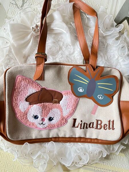 リーナベル★限定【上海Disney 小さなスクール 肩掛けバック】ほぼ未使用 レア かばん
