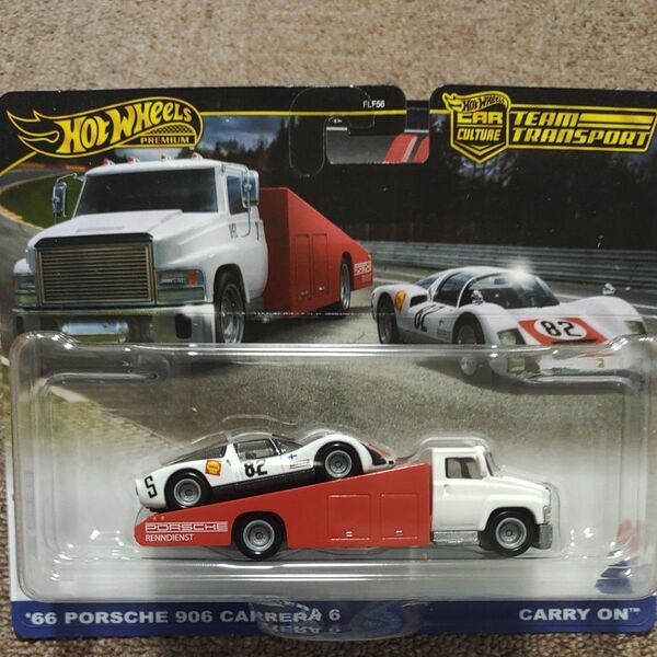 ホットウィール チームトランスポートHotWheels '66 PORSCHE 906 CARRERA 6 新品未開封