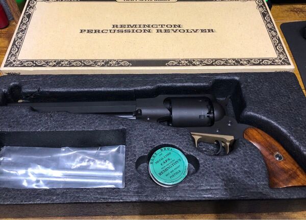 CAW NEW MODEL ARMY HW モデルガン Remington ニューモデルアーミー ヘビーウェイト 木製グリップ