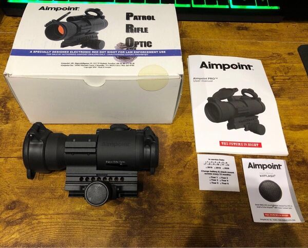 実物 Aimpoint PRO ドットサイト PATROL RIFLE OPTICS ダットサイト キルフラッシュ comp M2