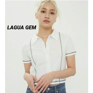 LAGUA GEM ラグア ジェム STITCH COLOR COMPACT ステッチカラーコンパクトシャツ