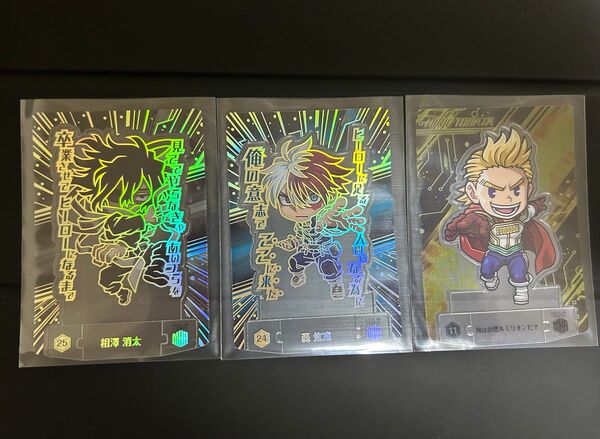 僕のヒーローアカデミア ショコラグーテ スタンドカード 相澤消太 轟焦凍 通形ミリオ