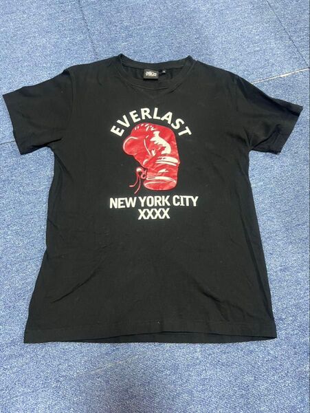 EVERLAST ボクシング Tシャツ Mサイズブラック系