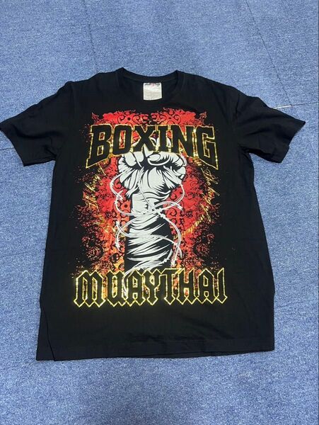 ボクシング ムエタイ Tシャツ 黒 Lサイズ