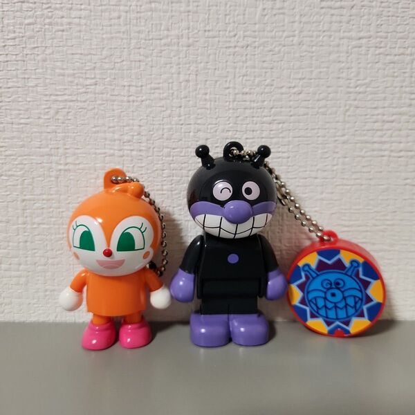 アンパンマン ブロックキーホルダー バイキンマン&ドキンちゃん