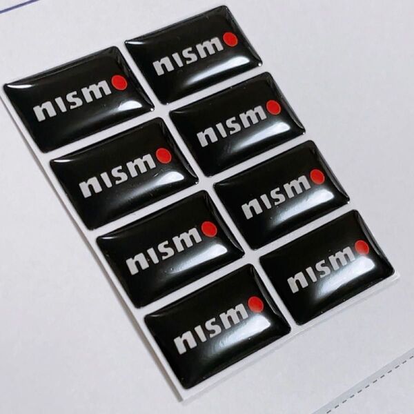 日産 NISSAN ニスモ NISMO ステッカー ミニステッカー エンブレム シール カーアクセサリー 車用品 8枚セット