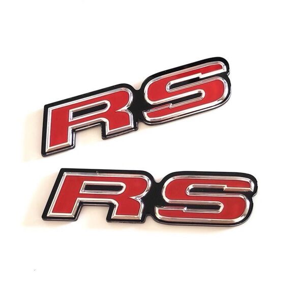本田 ホンダ HONDA RS エンブレム ステッカー 車用品 カーアクセサリー 2枚セット
