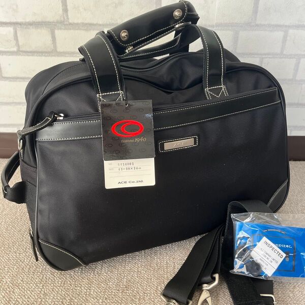 未使用品 ACE エース キャリーバック ショルダー ボストンバッグ 旅行