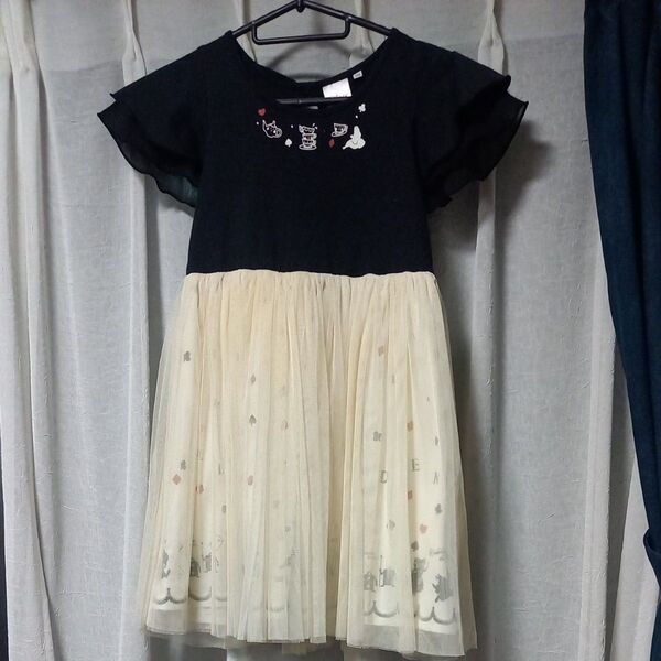 不思議の国のアリス チュール ワンピース 子供服 夏服 130