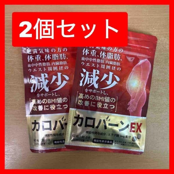 2袋セット カロバーンEX 30日分 肥満気味 体脂肪 血中中性脂肪 内臓脂肪