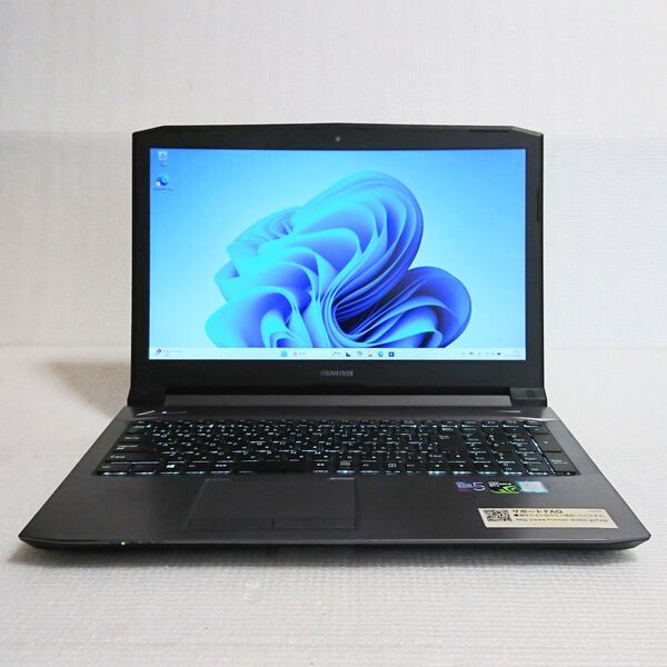FRONTIER ゲーミングノートPC / core i7-8750H / GeForce GTX 1050 / SSD+HDD