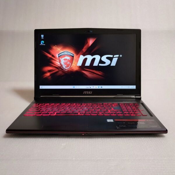 MSI ゲーミングノートPC / core i7-8750H / GeForce GTX 1050 / 16GB メモリ