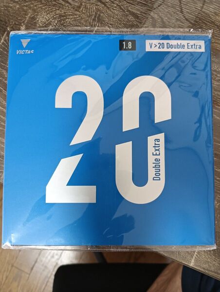 VICTAS V>20 Double Extra ブラック 黒 1.8 卓球ラバー 新品 未開封