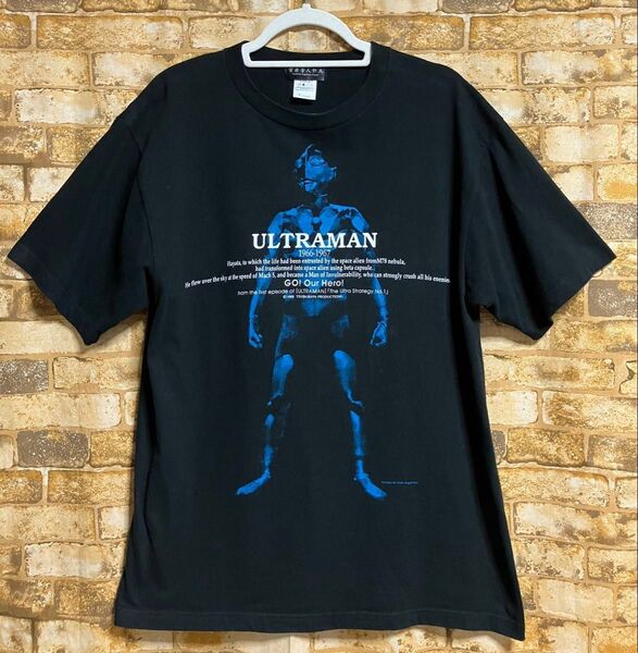 used 希少 菅原芳人計画 ウルトラマン Tシャツ ブラック XL メンズ ゆったり オーバーサイズ ヴィンテージ