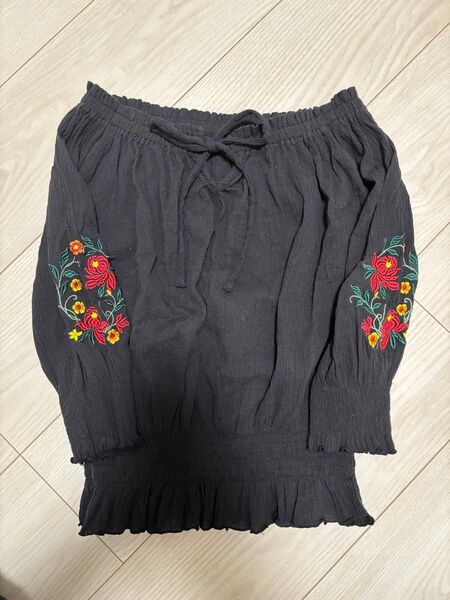 刺繍入り チェニック トップス