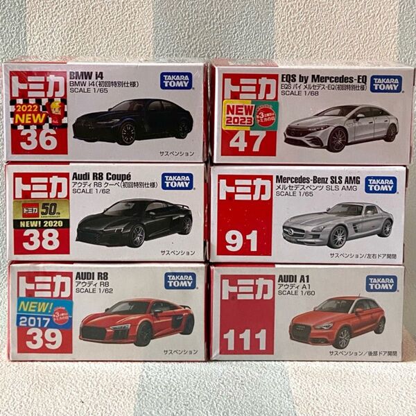トミカ 外国車6台セットA