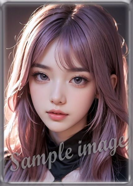 送料無料◇H◇カラフルヘア美女new◇高画質◇A4◇イラストアートポスター◇11255◇グラビアアイドル写真◇美脚◇実写