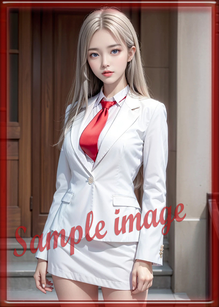 A◇金髪美女new◇高画質◇A4◇イラストアートポスター◇10846◇グラビアアイドル写真◇美脚◇実写