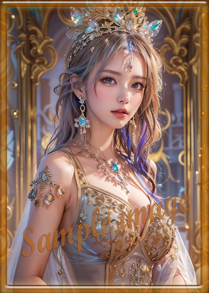 送料無料ラミ付き◇E◇2.5次元系美女◇高画質◇A4◇イラストアートポスター◇10894◇グラビアアイドル写真◇美脚◇実写
