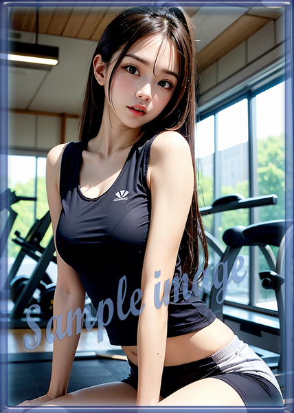 送料無料ラミ付き◇M◇newスポーツ美女◇高画質◇A4◇イラストアートポスター◇10869◇グラビアアイドル写真◇美脚◇実写