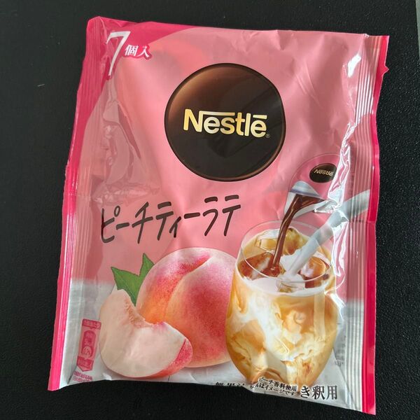 Nestle ネスレピーチティーラテ 7個入り ポーション 希釈 紅茶