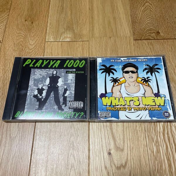 playya1000 / young venom CDセット!MELLOW G-RAP G-Funk hiphop