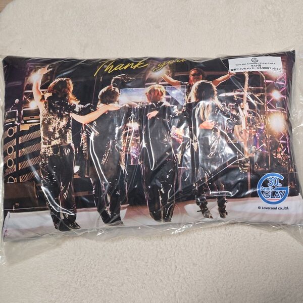 GLAY 30th Anniversary ラスト賞 複製サイン&メッセージ入りBIGクッション