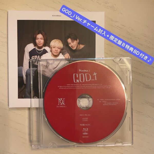 GOD_i iLYs Edition Number_i GOD_i ver. 未使用 ◯限定盤BのBD付き◯