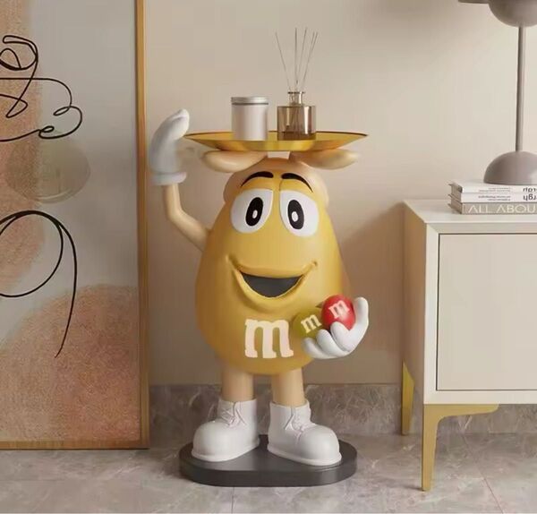 m&m's フィギュア エムアンドエムズ インテリア 雑貨 物置 yellow