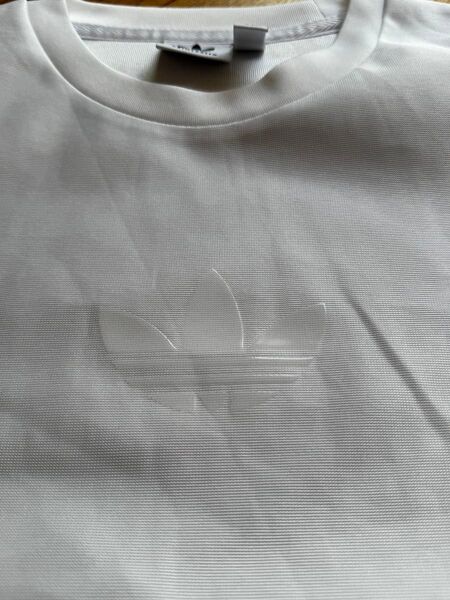 adidas Tシャツ トレフォイルロゴ ホワイト Sサイズ