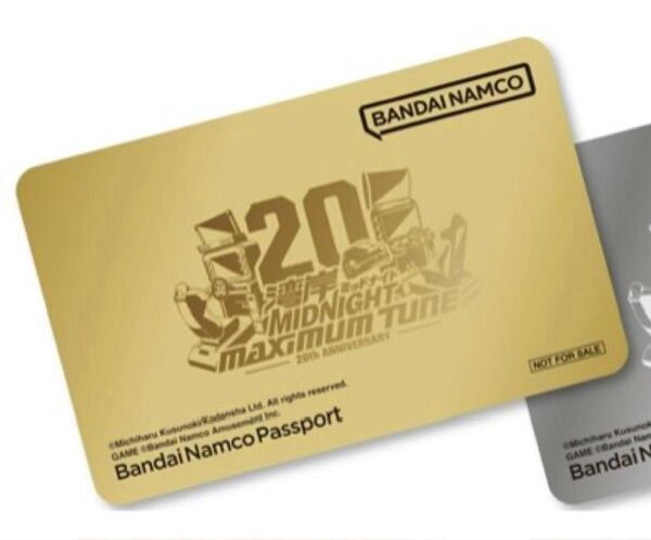 湾岸ミッドナイト 20周年記念 バナパスポートカード A賞 ゴールド 新品未開封