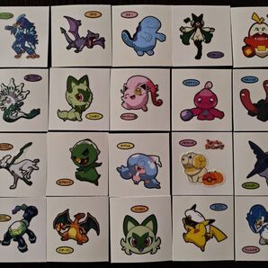 ポケモンパンシール20枚セット1