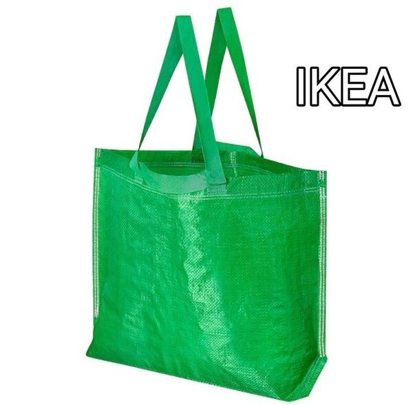 イケア 福岡限定 AURTIENDE アウルティエンデキャリーバッグ( M・グリーン) 緑 IKEA