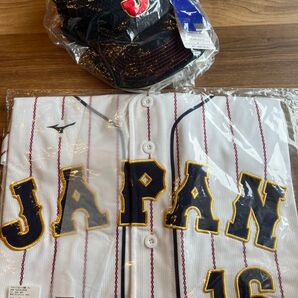 新品未開封 2点セット 侍ジャパン レプリカユニフォーム キャップ 公式 16 大谷 翔平