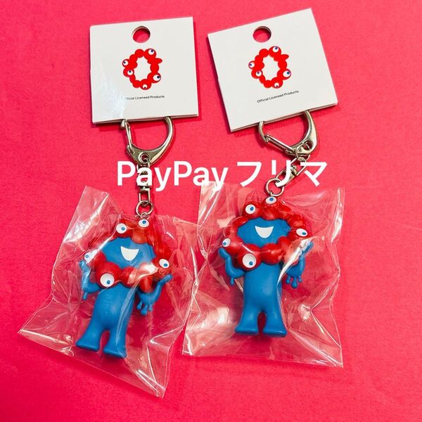 【2個セット】EXPO2025 関西万博 大阪 ミャクミャク 立体キーホルダー PVC