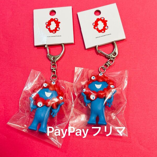 【2個セット】EXPO2025 関西万博 大阪 ミャクミャク 立体キーホルダー PVC