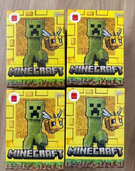 本日発送【新品・未開封】マクドナルド ハッピーセット マインクラフト 第2弾 全4種 セット マイクラ