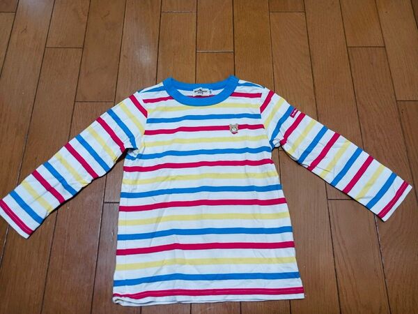 ミキハウス MIKI HOUSE ホットビスケッツ 長袖Tシャツ 100 ロンT