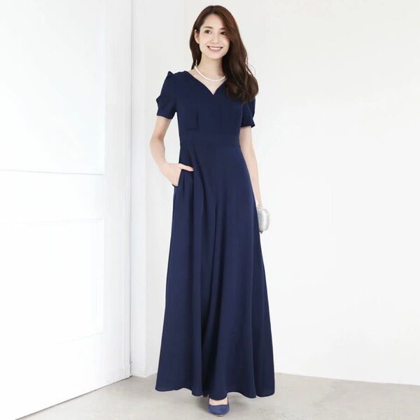 DRESS LAB ドレスラボ パンツドレス オールインワン マキシ Lサイズ