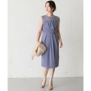 【訳あり品】ROSSO ロッソ ラップシアーヨークドレス フリーサイズ 日本製