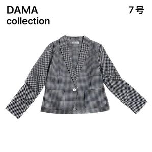 DAMA collection ジャケット ギンガムチェック 7号 S相当