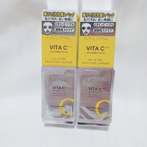 MISSHA ビタシープラス 泡マスク洗顔 140ml