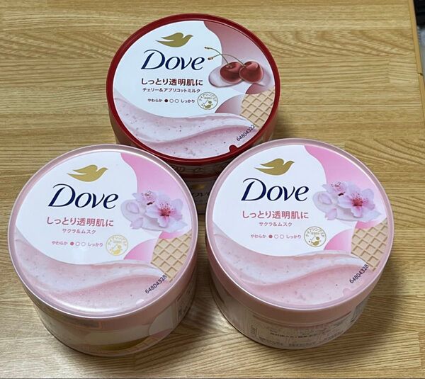 Dove ダヴ ふわとろクリーミースクラブ 3個セット