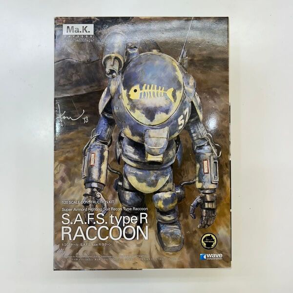 【貴重】未組立 マシーネンクリーガー 1/20 S.A.F.S. type R/ RACCOON ウェーブ ラクーン 【希少】