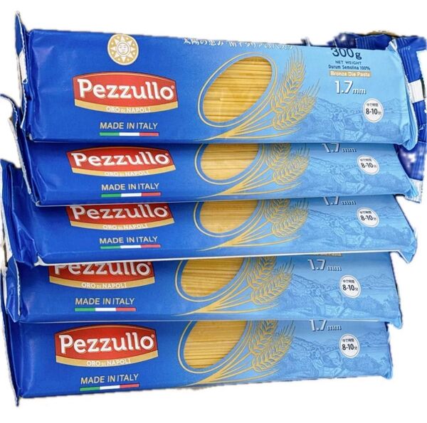 ペズロ pezzullo スパゲッティ 1.7mm 300g パスタ スパゲティ 5袋セット! 賞味期限 2026.12.31