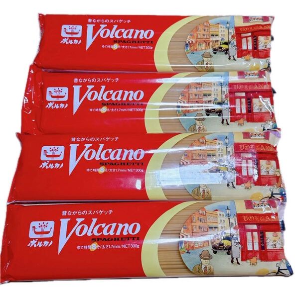 ボルカノ 昔ながらのスパゲッチ 300g 4袋セット! 賞味期限2027.6.25